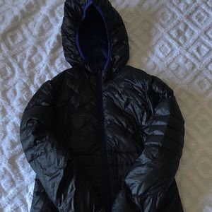 Reversible puffy coat